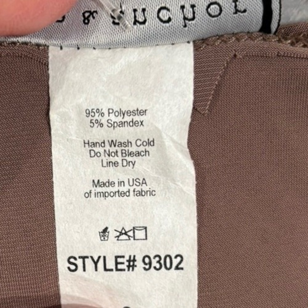NWT Sleeveless Tank Top by Sea & Anchor Size Small Brown Stretch Made in USA - Picture 8 of 8